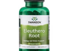 Eleuthero, radacina Ginseng Siberian 425 mg 120 Capsule Swanson